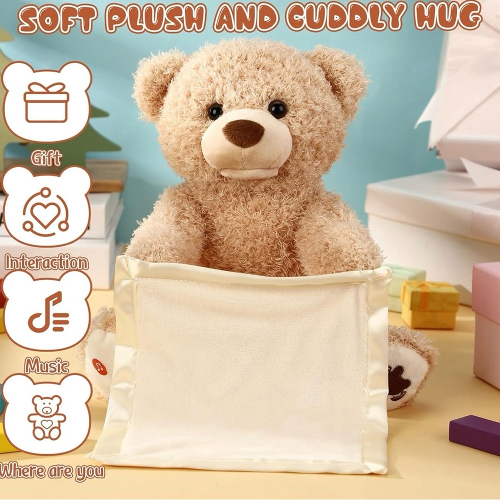 Genetic Denim Tan Plush Bear